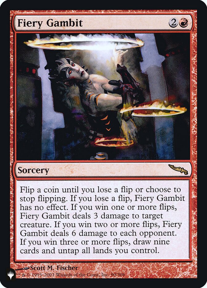 Fiery Gambit [Secret Lair: Heads I Win, Tails You Lose] | Gate City Games LLC