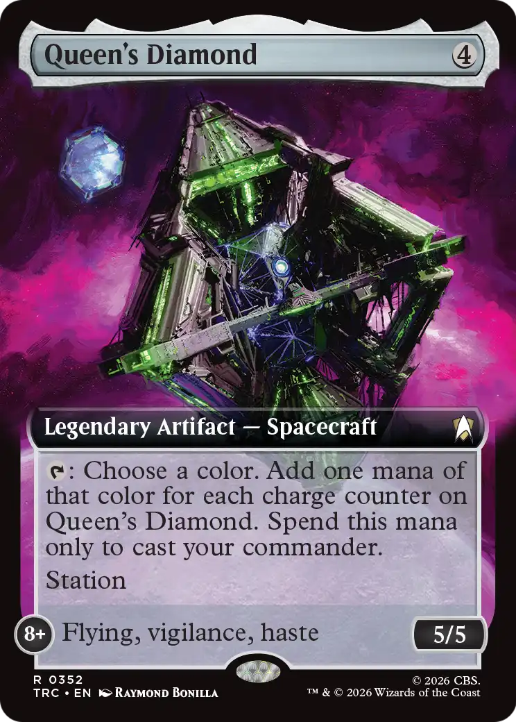 Queen's Diamond (Extended Art) [Star Trek Commander] | Gate City Games LLC