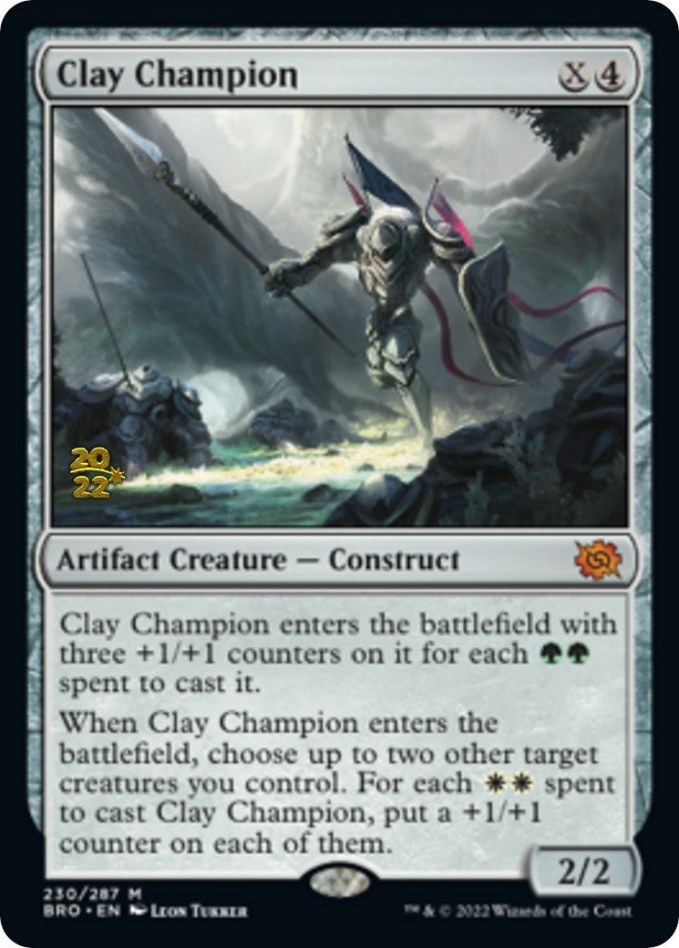 Clay Champion [The Brothers' War Prerelease Promos] | Gate City Games LLC