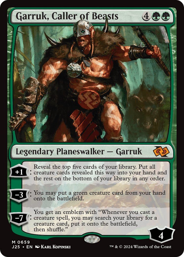 Garruk, Caller of Beasts [Foundations Jumpstart] | Gate City Games LLC