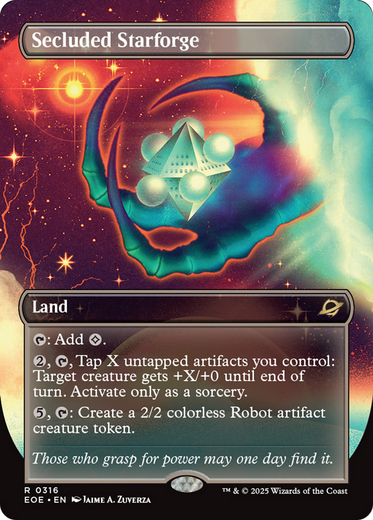 Secluded Starforge (Borderless) [Edge of Eternities] | Gate City Games LLC