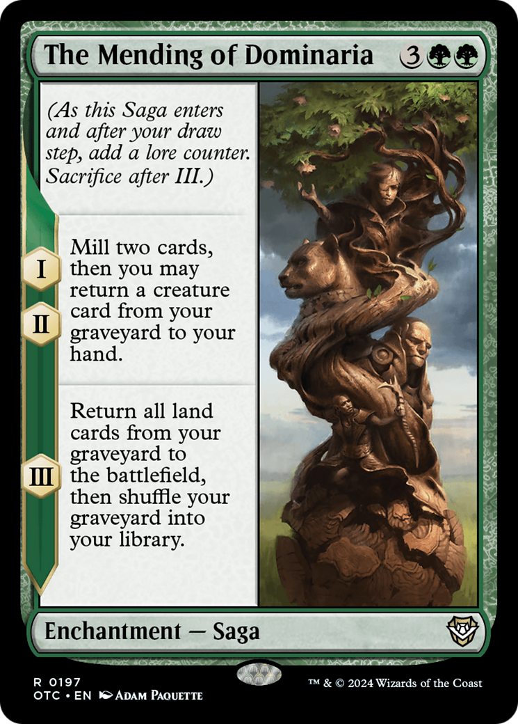 The Mending of Dominaria [Outlaws of Thunder Junction Commander] | Gate City Games LLC