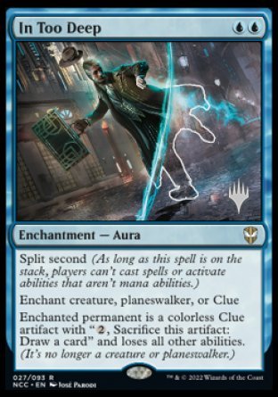 In Too Deep (Promo Pack) [Streets of New Capenna Commander Promos] | Gate City Games LLC