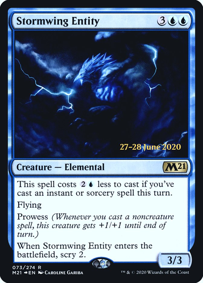 Stormwing Entity [Core Set 2021 Prerelease Promos] | Gate City Games LLC