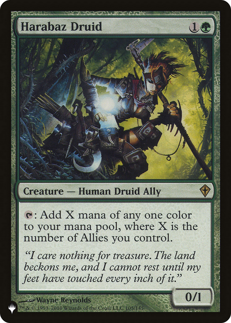 Harabaz Druid (WWK) [The List] | Gate City Games LLC