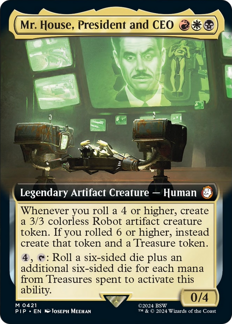Mr. House, President and CEO (Extended Art) [Fallout] | Gate City Games LLC