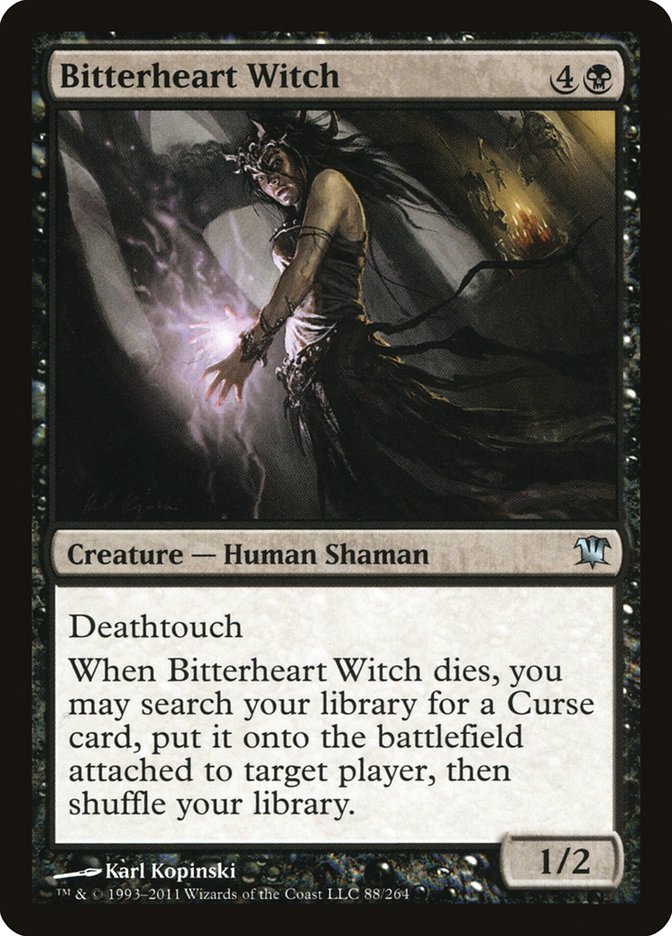 Bitterheart Witch [Innistrad] | Gate City Games LLC