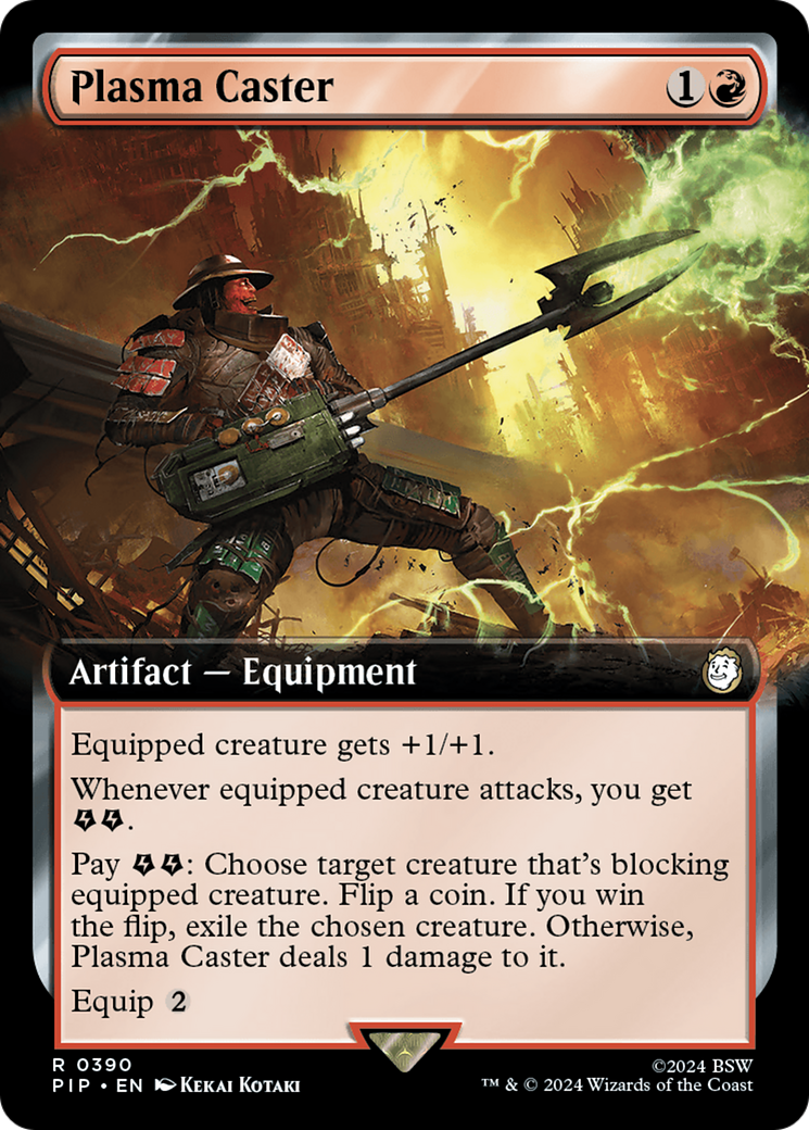 Plasma Caster (Extended Art) [Fallout] | Gate City Games LLC