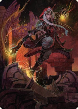 Jaya, Fiery Negotiator Art Card 2 [Dominaria United Art Series] | Gate City Games LLC