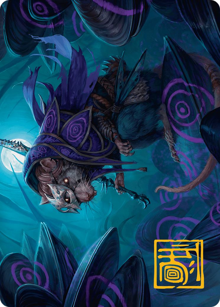 Nightwhorl Hermit Art Card (Gold-Stamped Signature) [Bloomburrow Art Series] | Gate City Games LLC