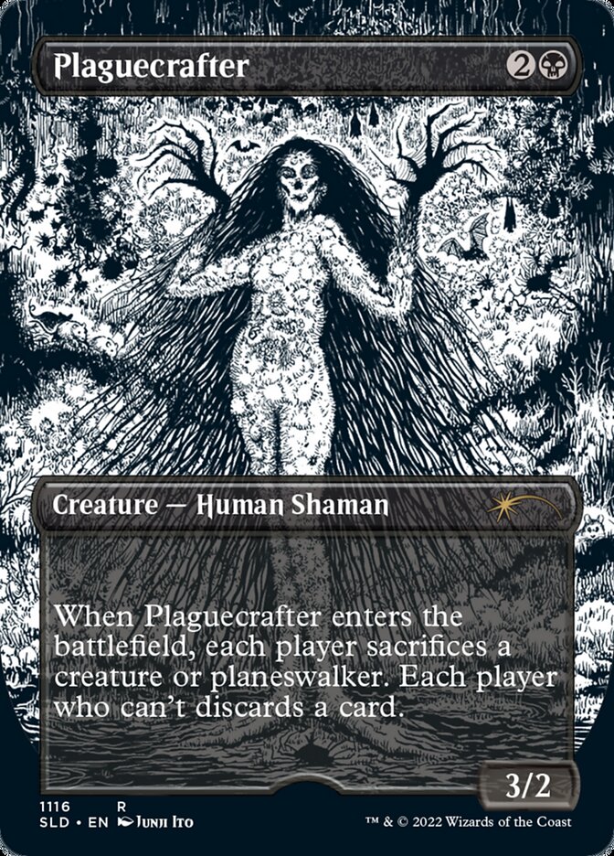 Plaguecrafter (Borderless Etched Foil) [Secret Lair Drop Series] | Gate City Games LLC