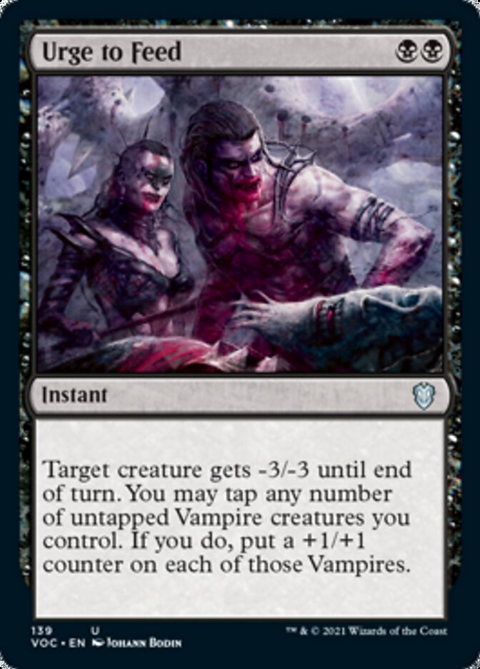 Urge to Feed [Innistrad: Crimson Vow Commander] | Gate City Games LLC
