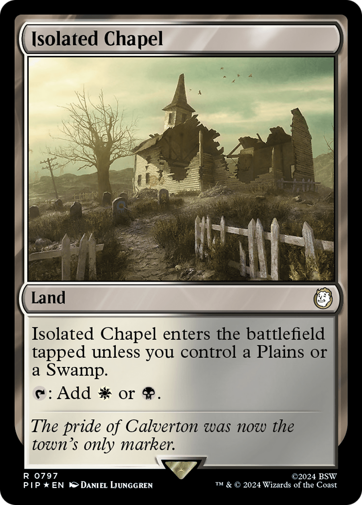 Isolated Chapel (Surge Foil) [Fallout] | Gate City Games LLC