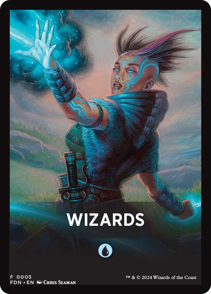 Wizards Theme Card [Foundations Tokens] | Gate City Games LLC