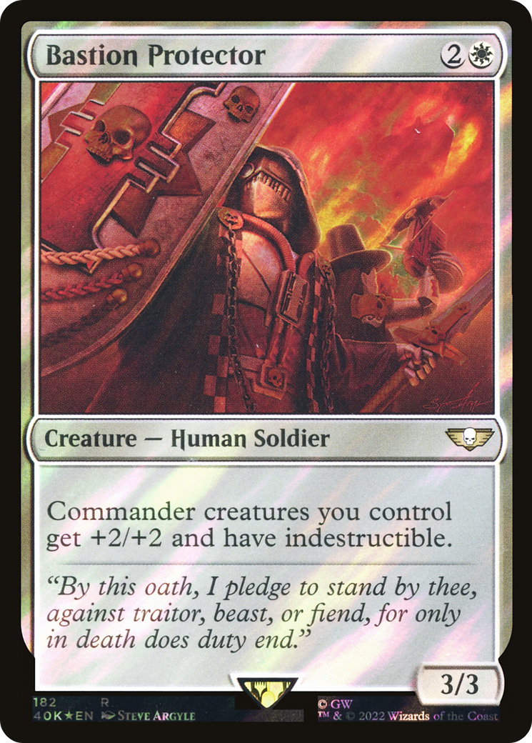 Bastion Protector (Surge Foil) [Marvel Super Heroes Commander] | Gate City Games LLC