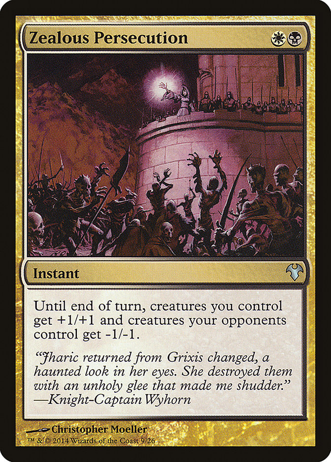 Zealous Persecution [Modern Event Deck 2014] | Gate City Games LLC