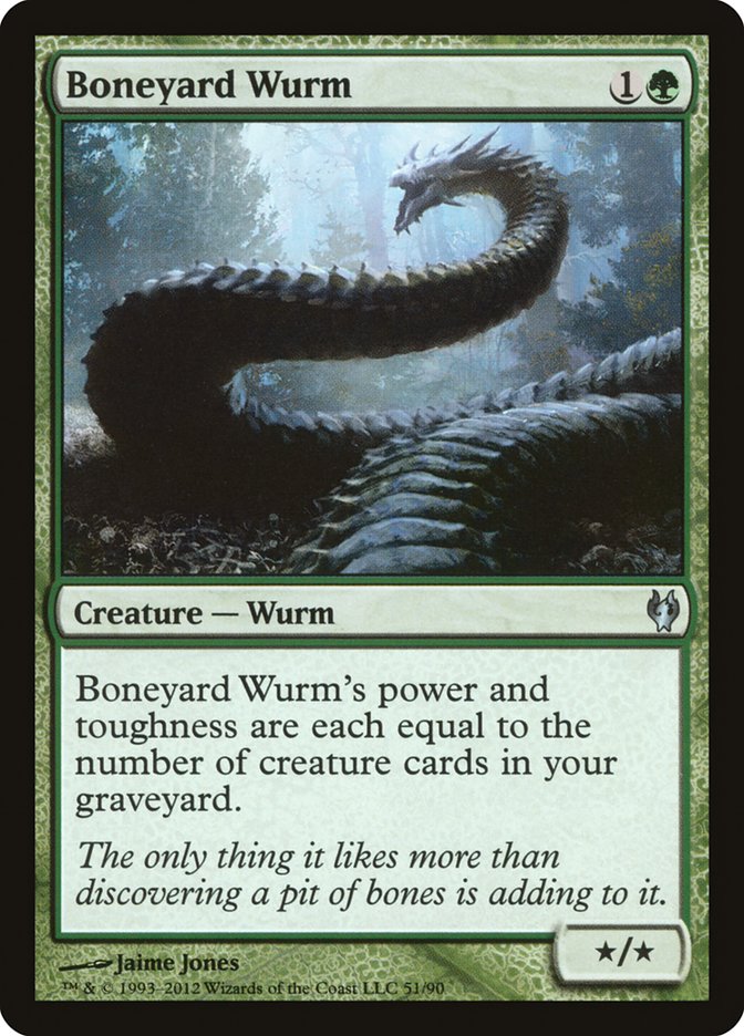 Boneyard Wurm [Duel Decks: Izzet vs. Golgari] | Gate City Games LLC