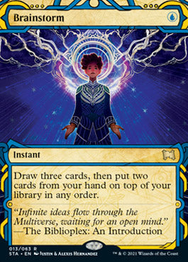 Brainstorm (Foil Etched) [Strixhaven: School of Mages Mystical Archive] | Gate City Games LLC