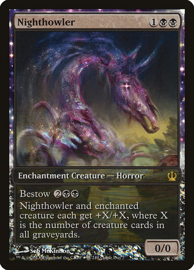 Nighthowler (Game Day) (Extended Art) [Theros Promos] | Gate City Games LLC