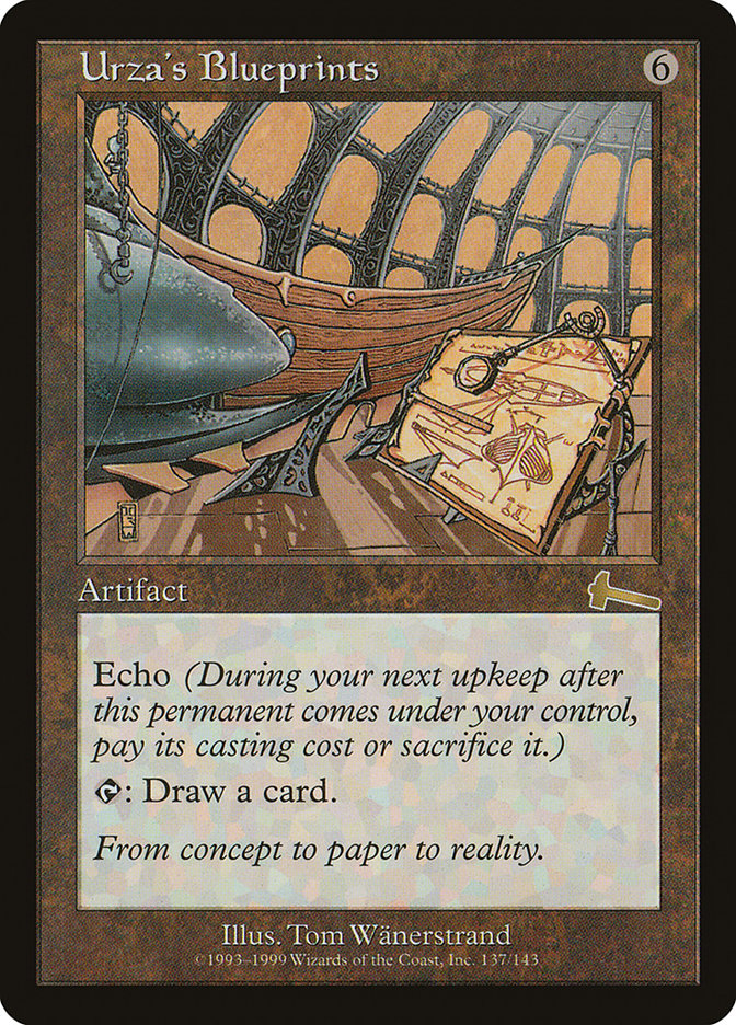 Urza's Blueprints [Urza's Legacy] | Gate City Games LLC