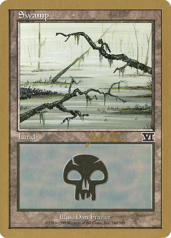Swamp (js340b) (Jakub Slemr) [World Championship Decks 1999] | Gate City Games LLC