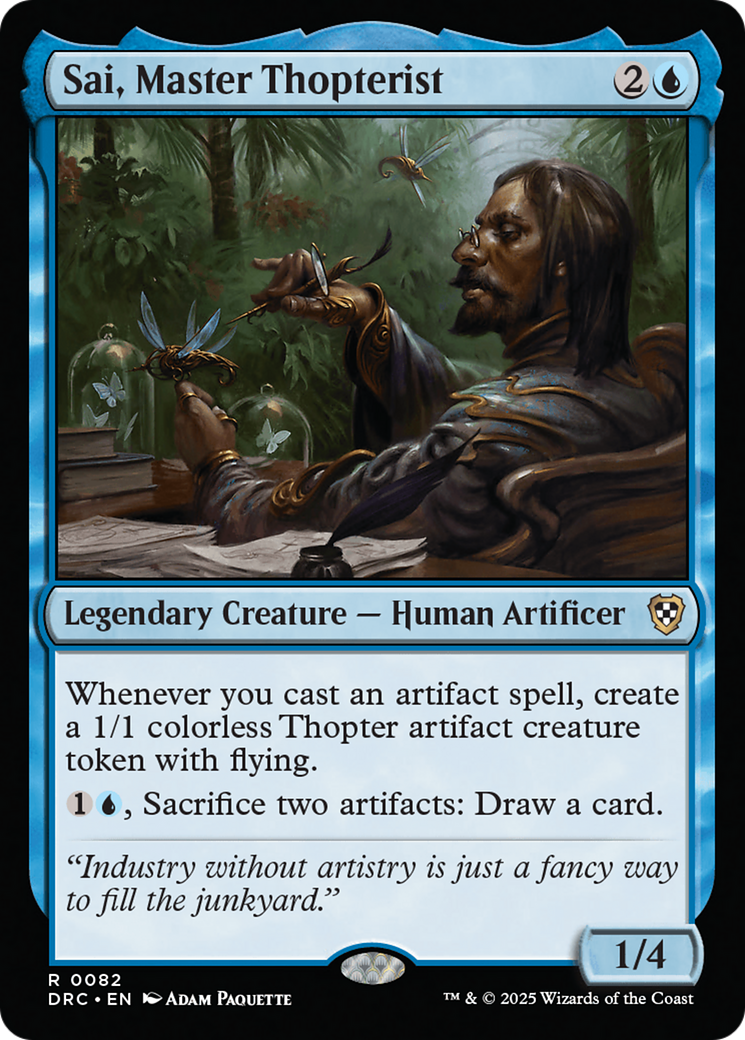 Sai, Master Thopterist [Aetherdrift Commander] | Gate City Games LLC