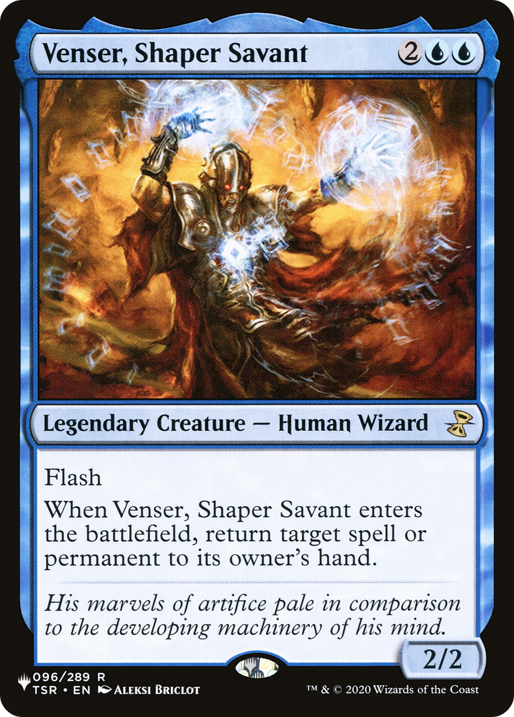 Venser, Shaper Savant [The List] | Gate City Games LLC