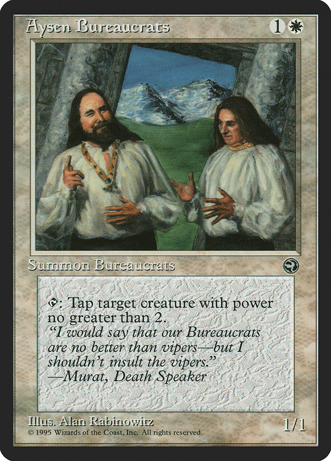 Aysen Bureaucrats (Murat Flavor Text) [Homelands] | Gate City Games LLC