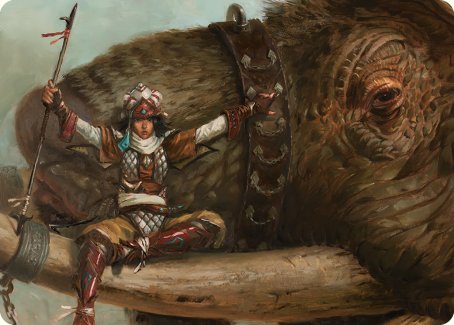 Tuskguard Captain Art Card [Commander Masters Art Series] | Gate City Games LLC