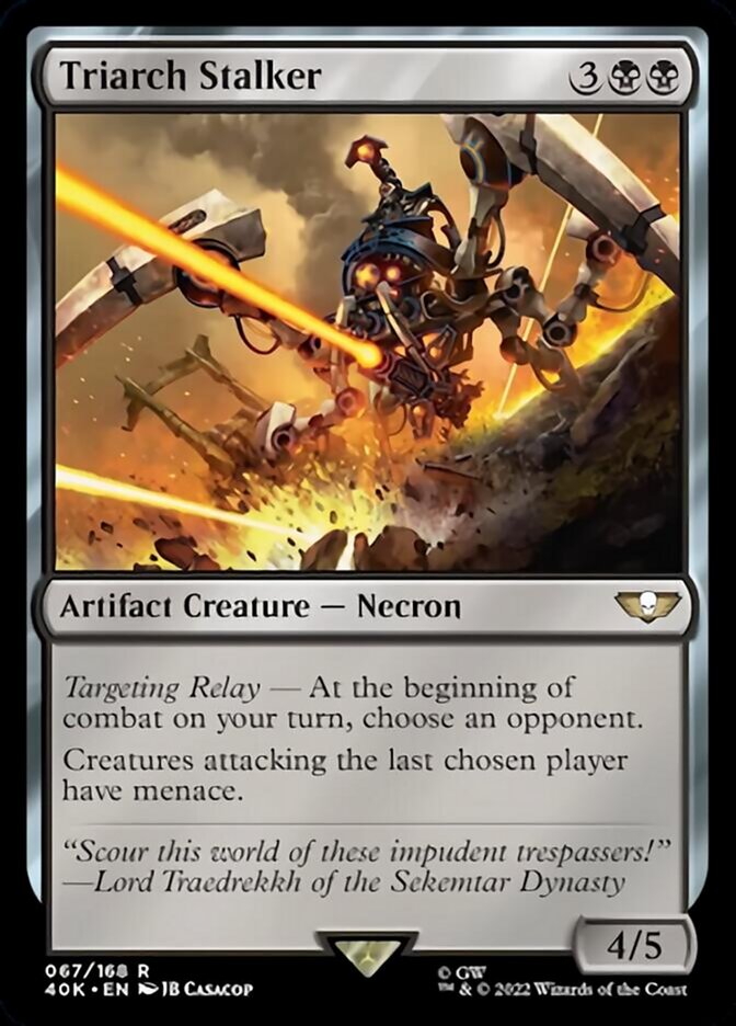 Triarch Stalker (Surge Foil) [Warhammer 40,000] | Gate City Games LLC