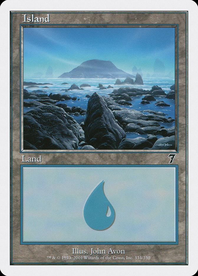 Island (334) [Seventh Edition] | Gate City Games LLC