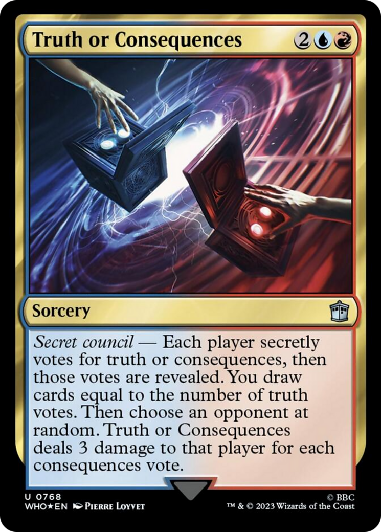 Truth or Consequences (Surge Foil) [Doctor Who] | Gate City Games LLC