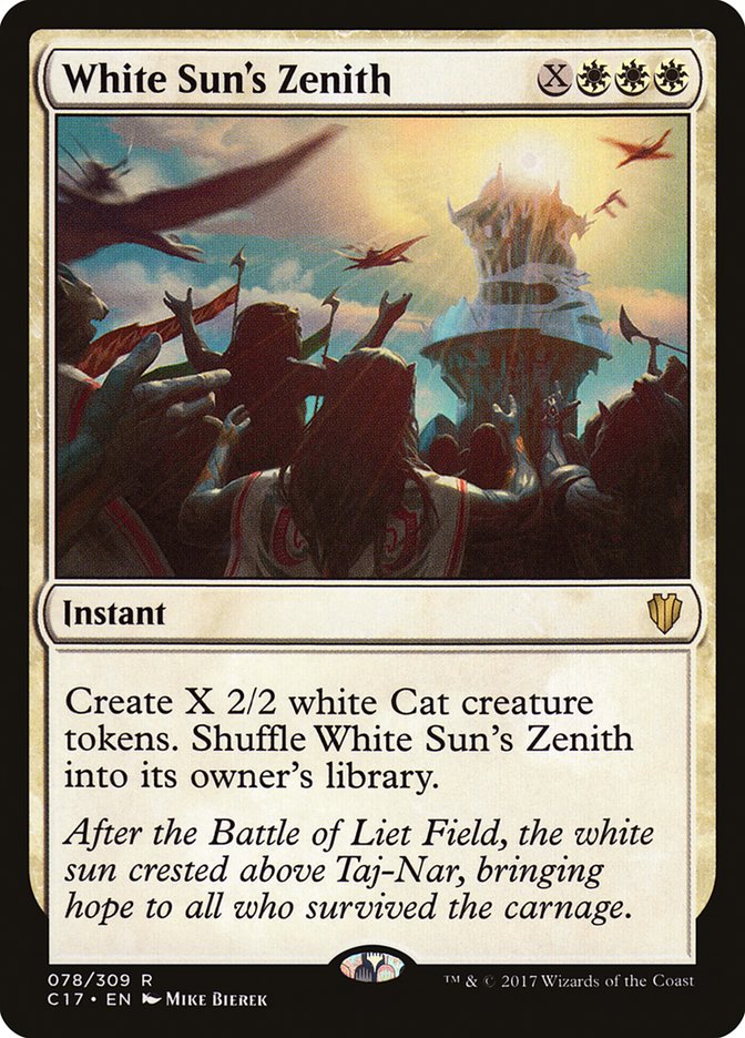 White Sun's Zenith [Commander 2017] | Gate City Games LLC