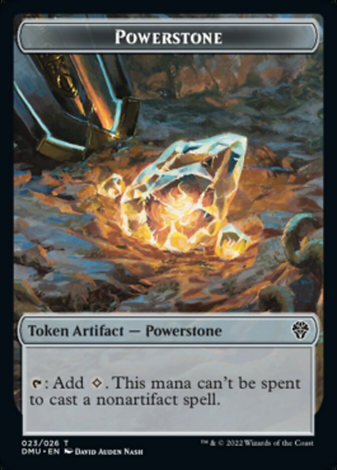 Soldier // Powerstone Double-Sided Token [Dominaria United Tokens] | Gate City Games LLC