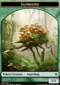 Saproling (016) // Saproling (017) Double-Sided Token [Commander 2016 Tokens] | Gate City Games LLC