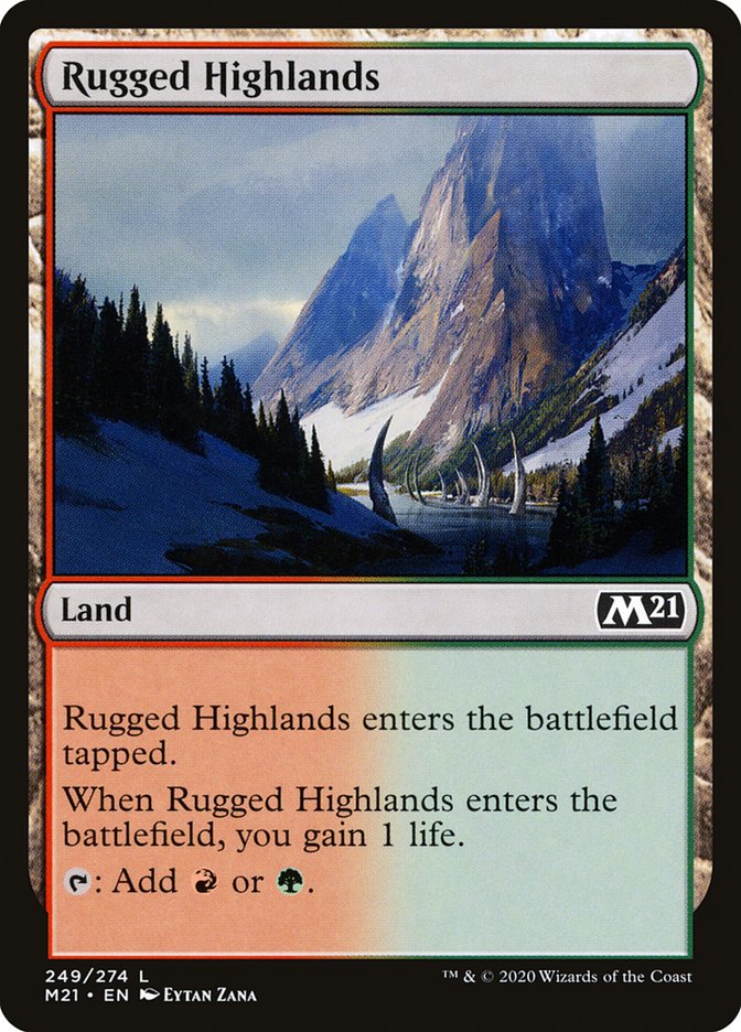Rugged Highlands [Core Set 2021] | Gate City Games LLC