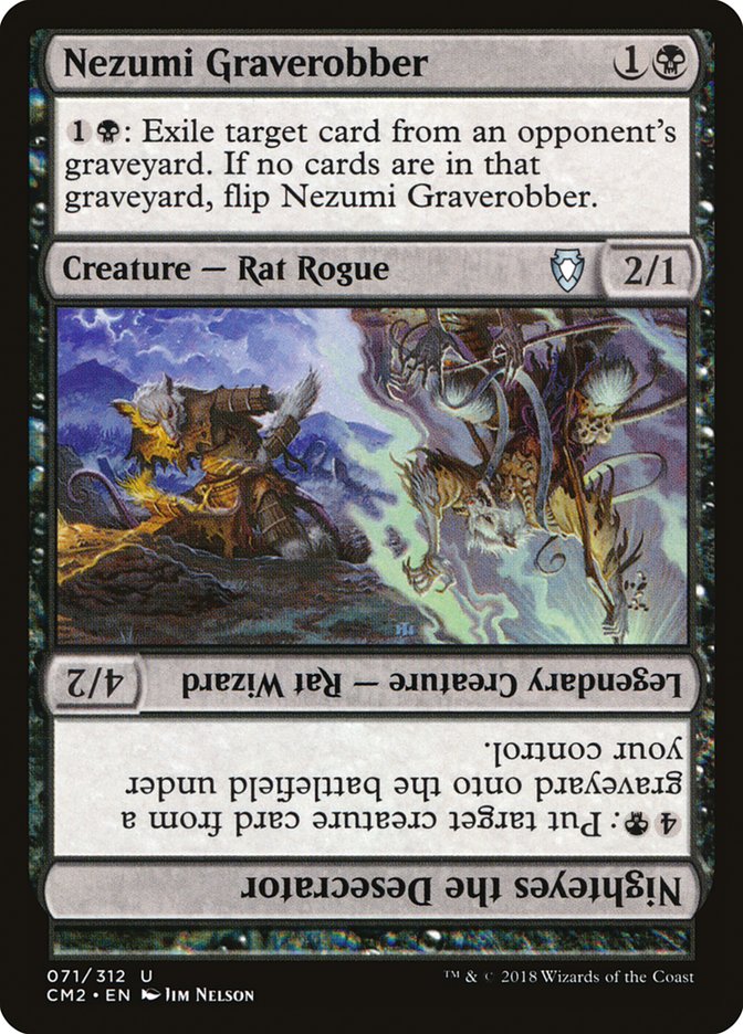 Nezumi Graverobber // Nighteyes the Desecrator [Commander Anthology Volume II] | Gate City Games LLC