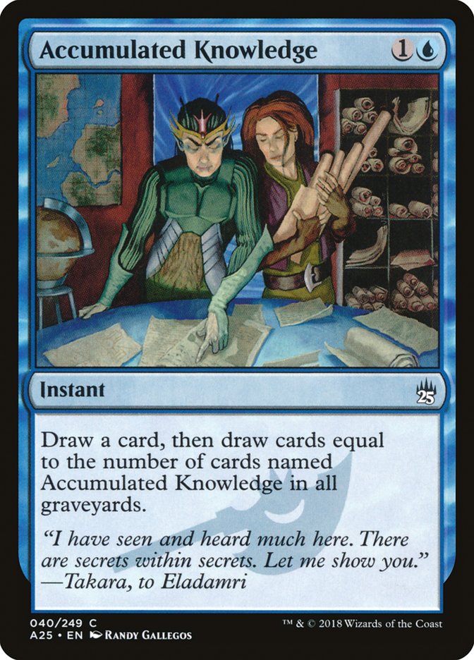 Accumulated Knowledge [Masters 25] | Gate City Games LLC