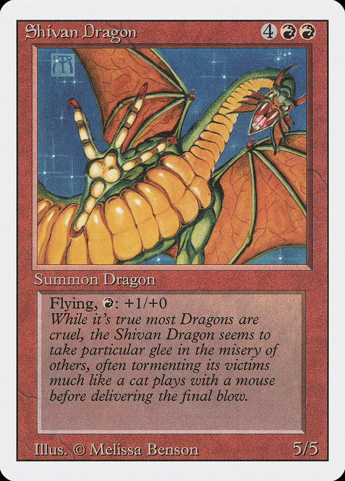 Shivan Dragon [Revised Edition] | Gate City Games LLC