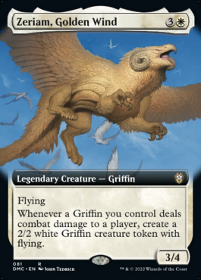 Zeriam, Golden Wind (Extended Art) [Dominaria United Commander] | Gate City Games LLC
