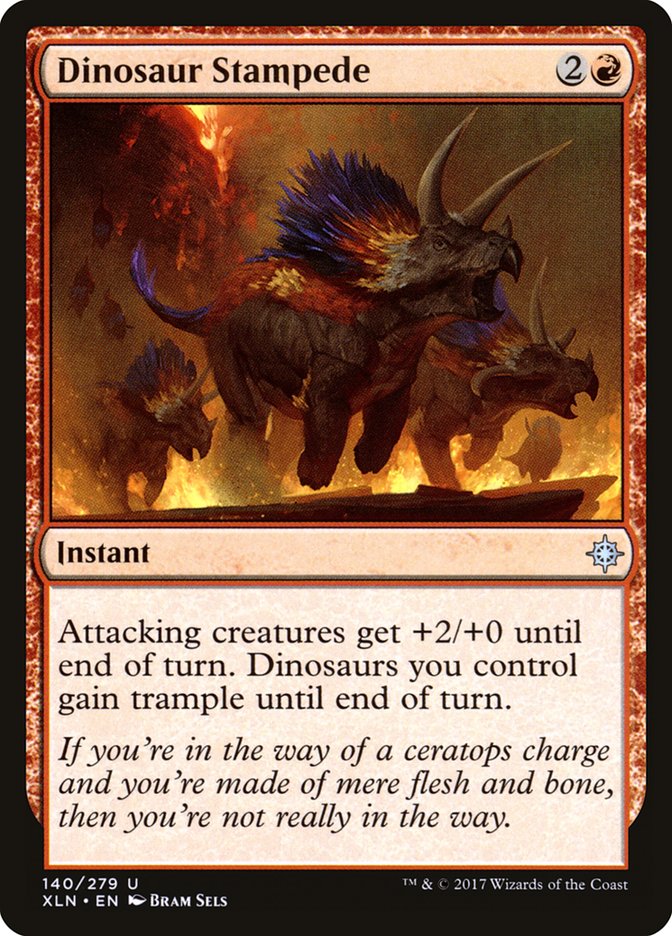 Dinosaur Stampede [Ixalan] | Gate City Games LLC