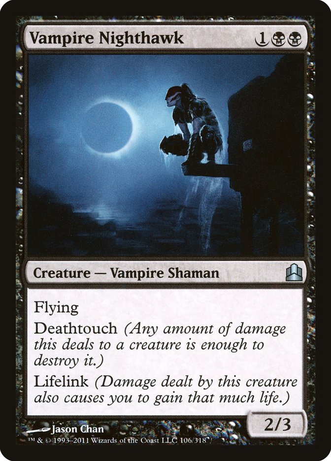 Vampire Nighthawk [Commander 2011] | Gate City Games LLC