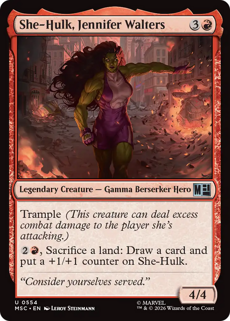 She-Hulk, Jennifer Walters [Marvel Super Heroes Commander] | Gate City Games LLC