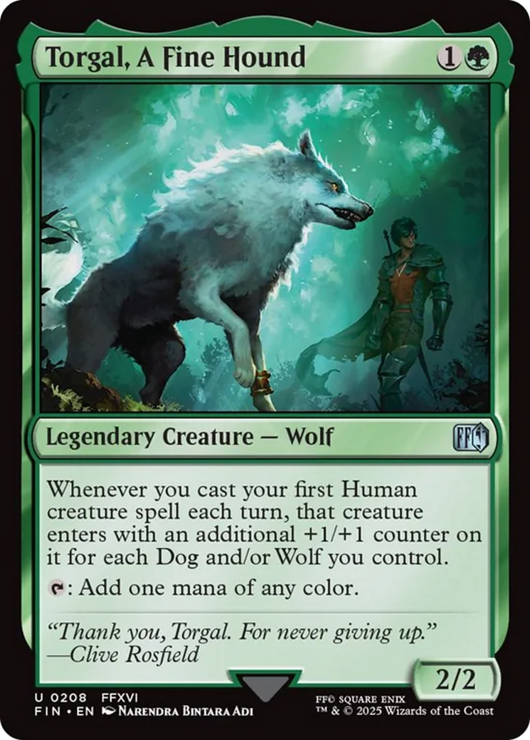 Torgal, A Fine Hound [FINAL FANTASY] | Gate City Games LLC