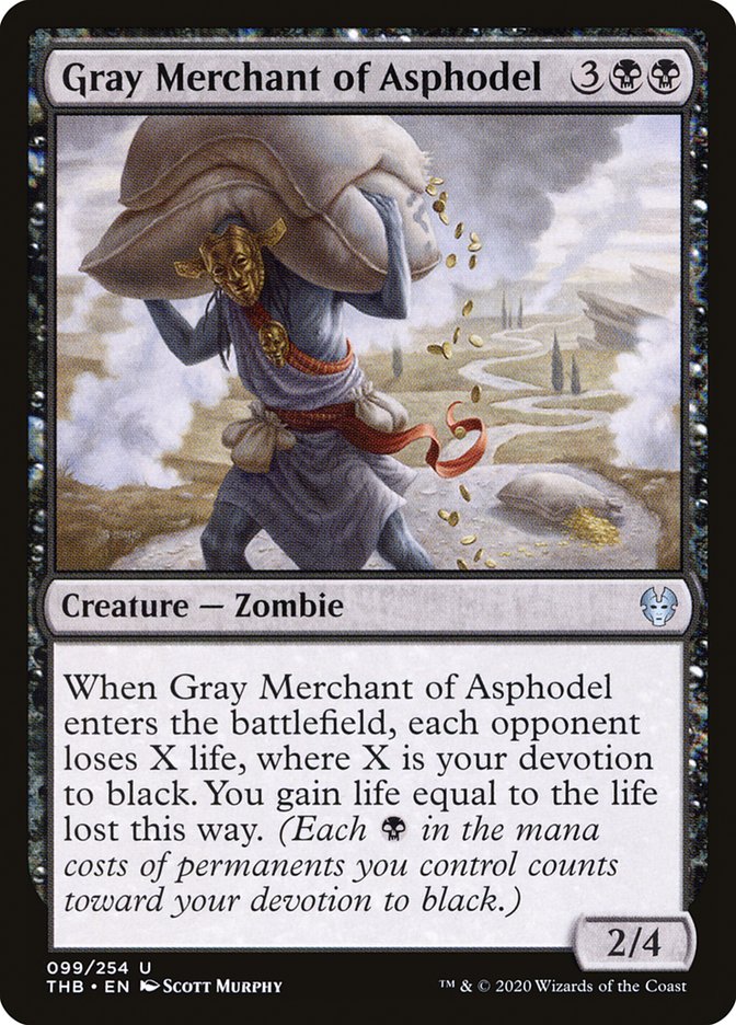Gray Merchant of Asphodel [Theros Beyond Death] | Gate City Games LLC