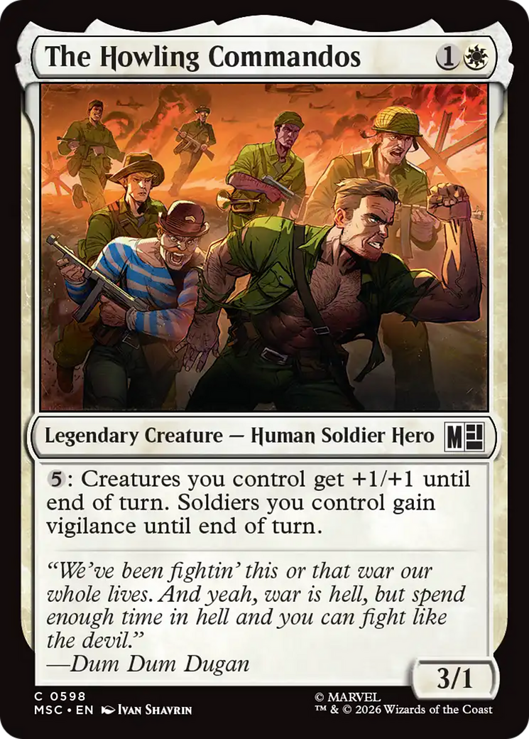 The Howling Commandos [Marvel Super Heroes Commander] | Gate City Games LLC