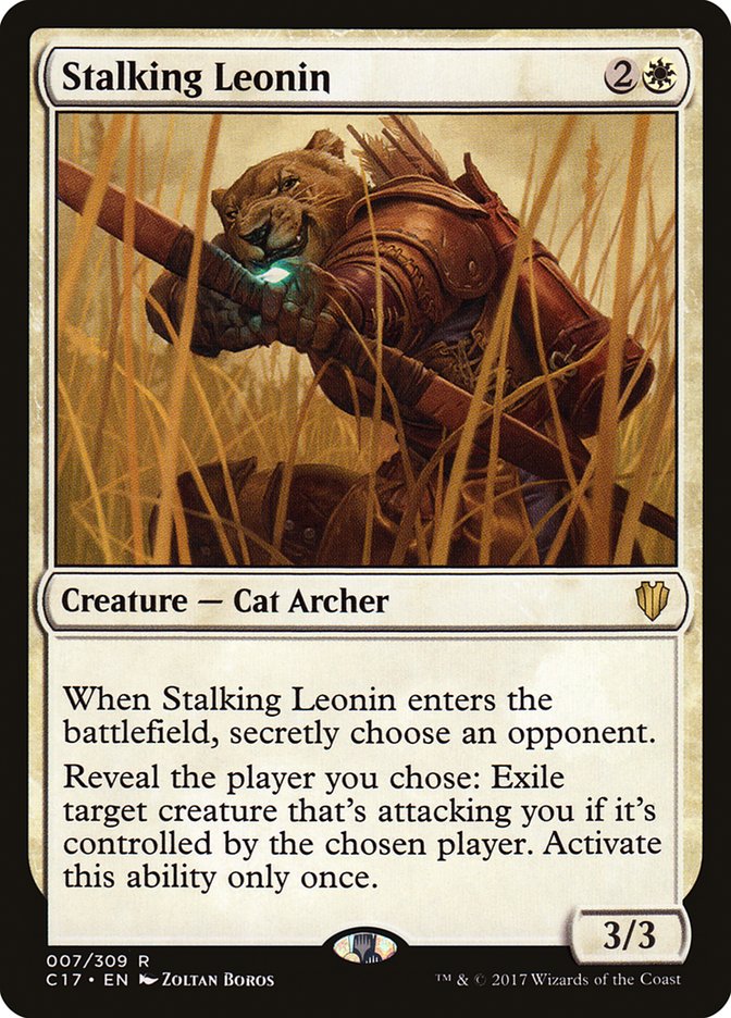 Stalking Leonin [Commander 2017] | Gate City Games LLC