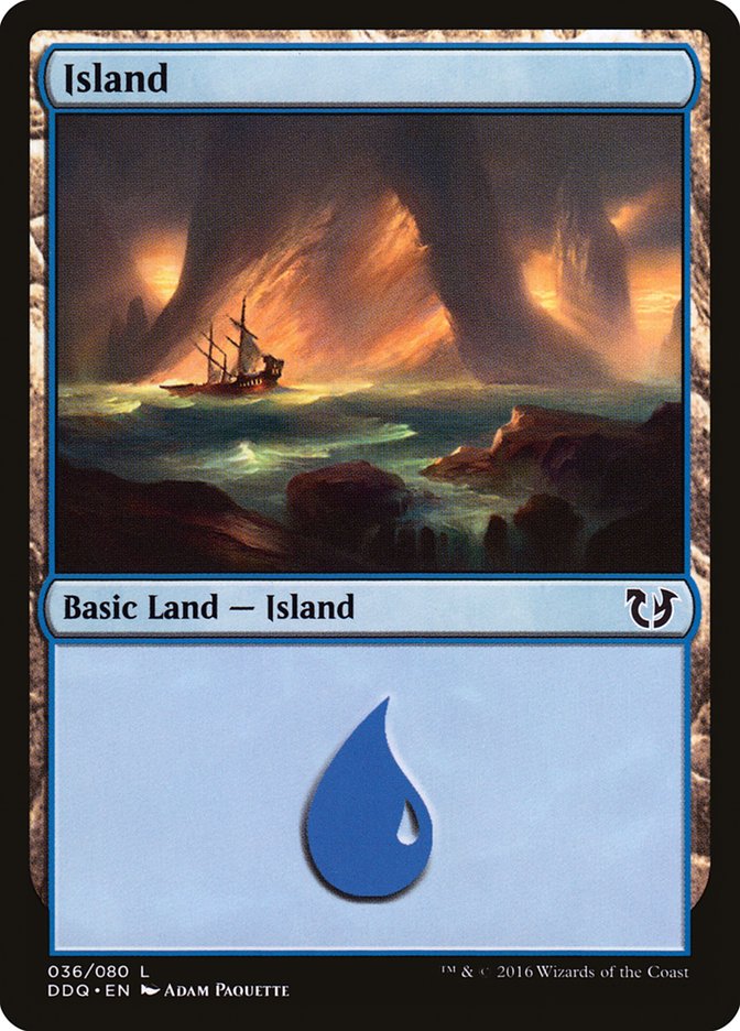 Island (36) [Duel Decks: Blessed vs. Cursed] | Gate City Games LLC