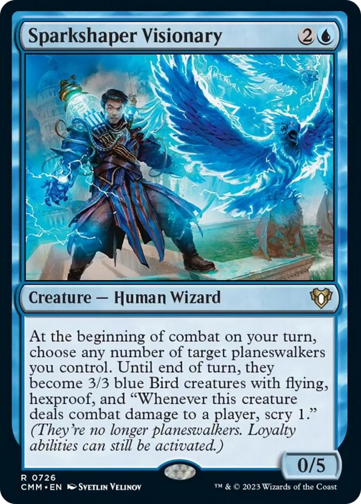 Sparkshaper Visionary [Commander Masters] | Gate City Games LLC