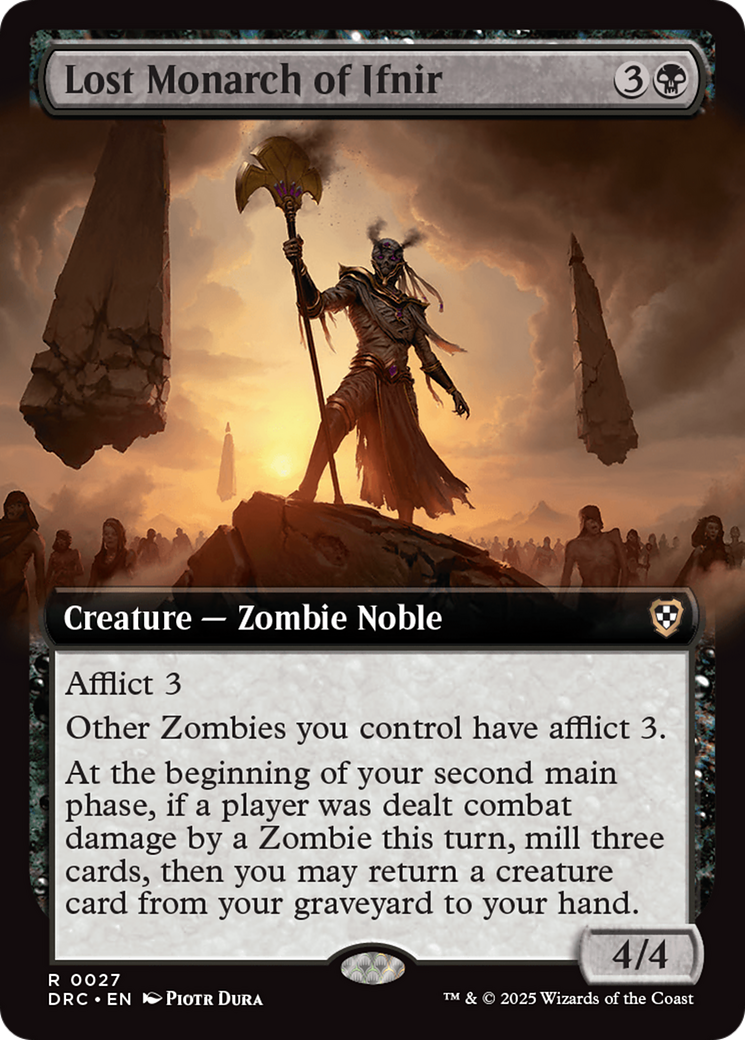 Lost Monarch of Ifnir (Extended Art) [Aetherdrift Commander] | Gate City Games LLC